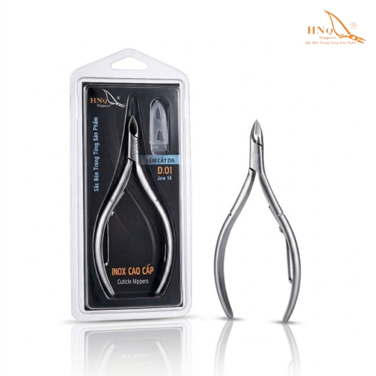 Kềm inox đầu tròn xi xám D.01 : 1 chống